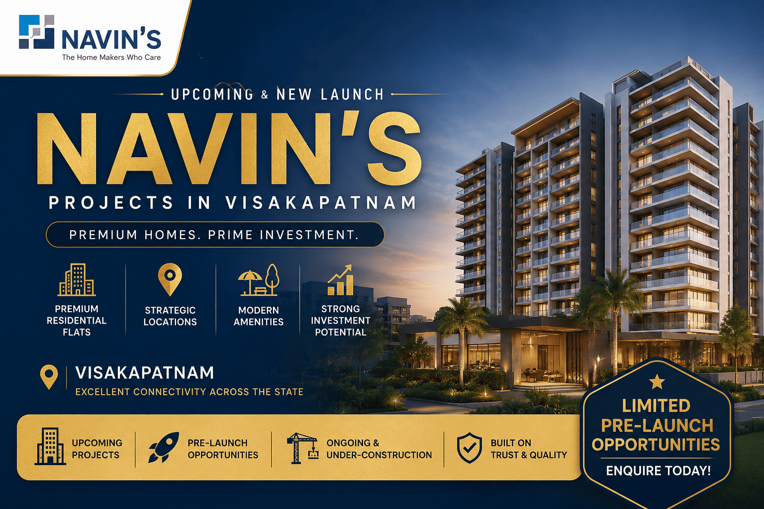Navin's Projects in Visakapatnam